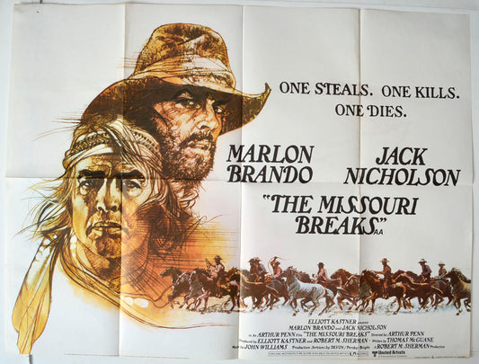 The Missouri Breaks Original British Quad Poster - Movie Poster