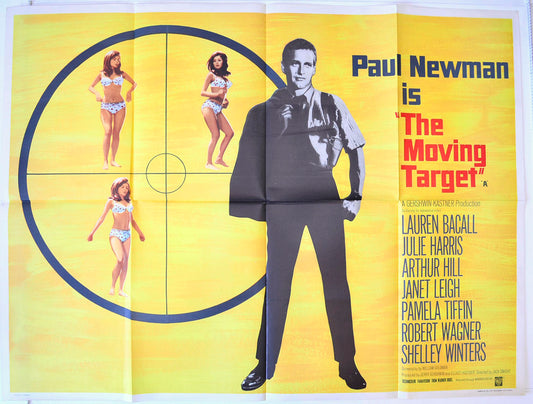 The Moving Target   (a.k.a. Harper)  Original British Quad Poster - Movie Poster