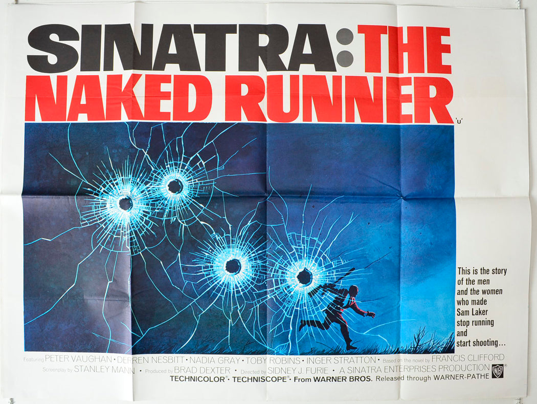 The Naked Runner Original British Quad Poster - Movie Poster