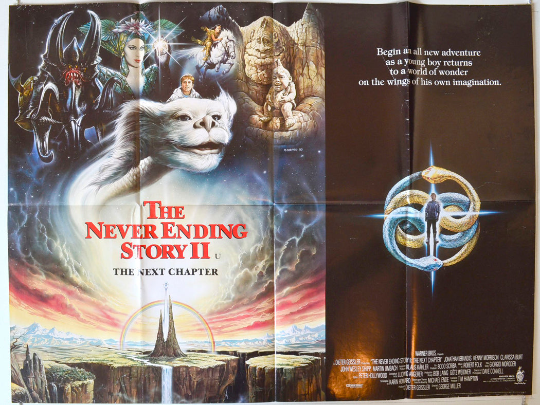 The Never Ending Story II : The Next Chapter Original British Quad Poster - Movie Poster