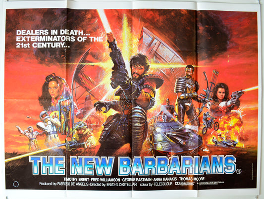 The New Barbarians   (a.k.a. I nuovi barbari)  Original British Quad Poster - Movie Poster - Movie Poster - Cinema Poster