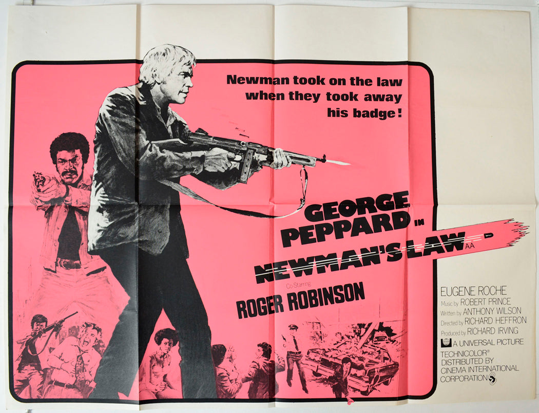 Newman's Law Original British Quad Poster - Movie Poster