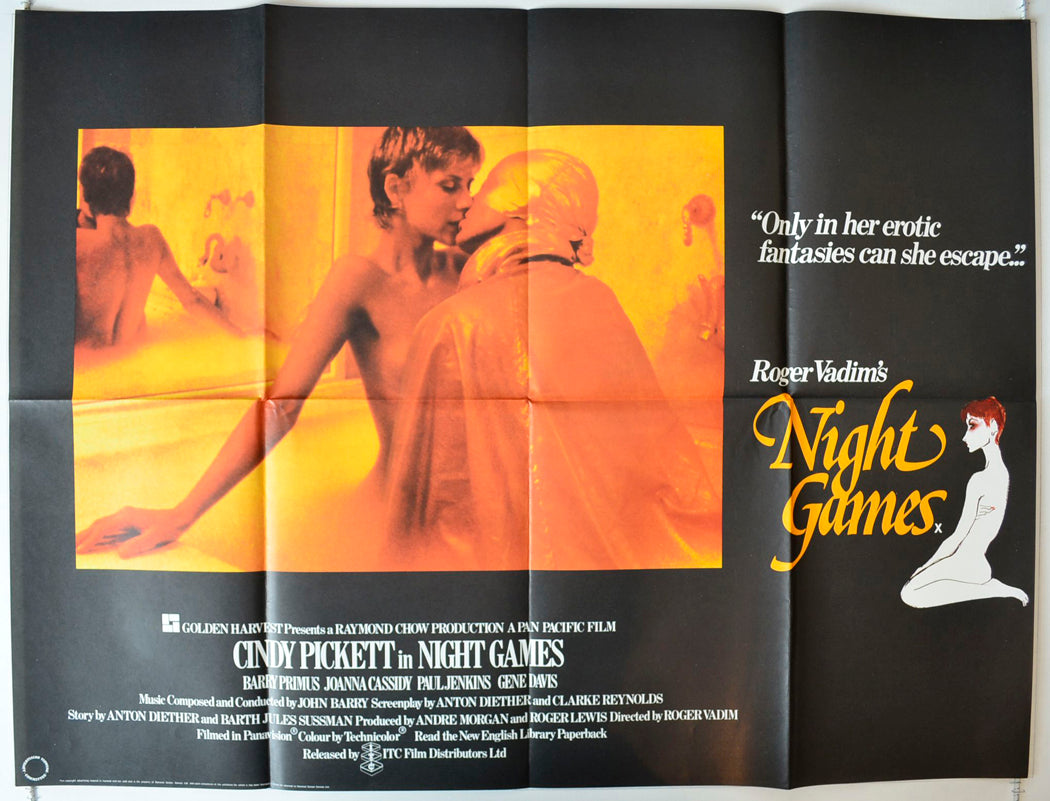 Night Games Original British Quad Poster - Movie Poster