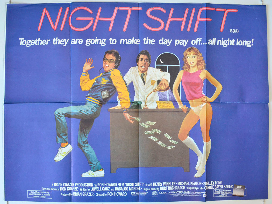 Night Shift Original British Quad Poster - Movie Poster