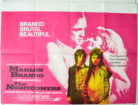 The Nightcomers Original British Quad Poster - Movie Poster