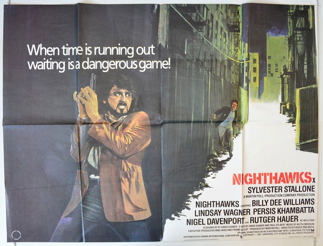 Nighthawks Original British Quad Poster - Movie Poster