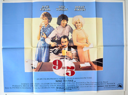 Nine To Five   (a.k.a. 9 to 5)  Original British Quad Poster - Movie Poster