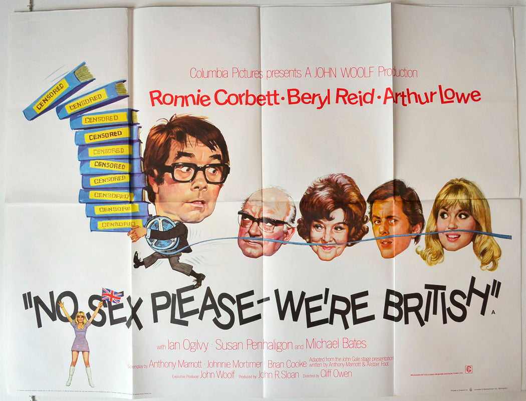 No Sex Please We're British Original British Quad Poster - Movie Poster