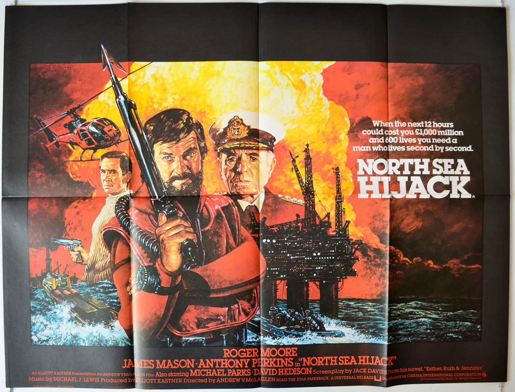 North Sea Hijack Original British Quad Poster - Movie Poster