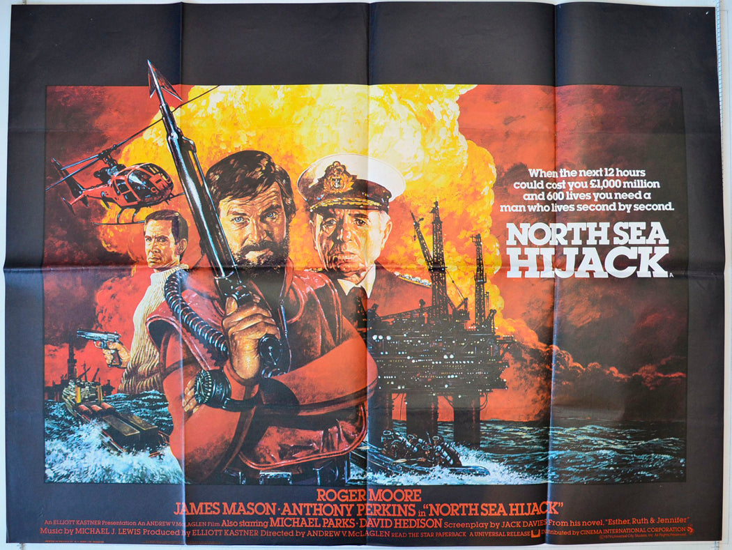 North Sea Hijack Original British Quad Poster - Movie Poster