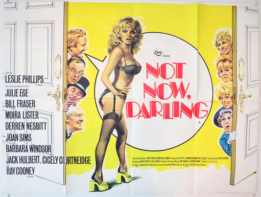 Not Now Darling Original British Quad Poster - Movie Poster