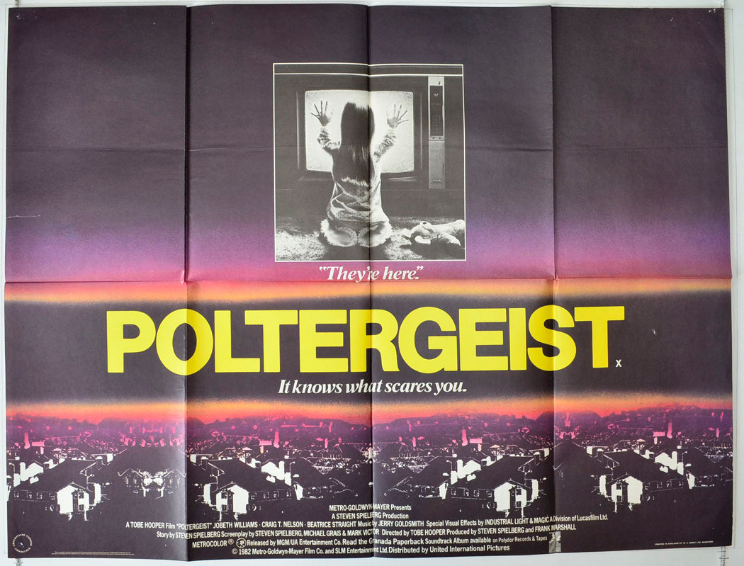 Poltergeist Original British Quad Poster - Movie Poster