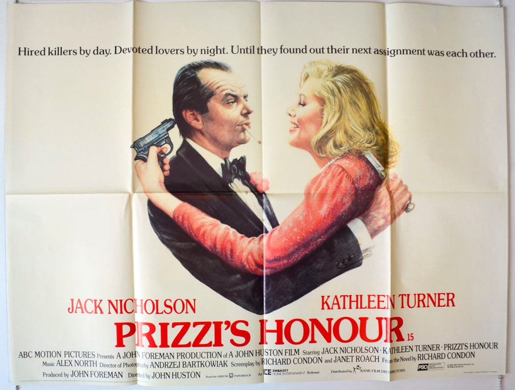 Prizzis Honour Original British Quad Poster - Movie Poster