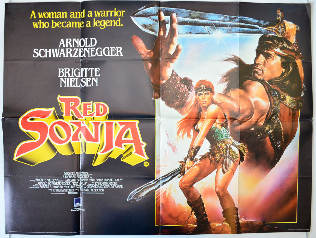 Red Sonja Original British Quad Poster - Movie Poster