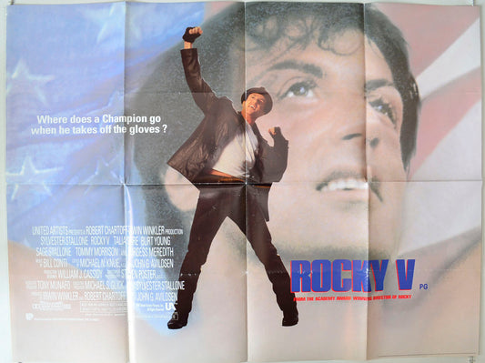 Rocky V   (a.k.a. Rocky 5)  Original British Quad Poster - Movie Poster