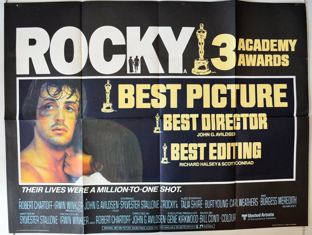 Rocky Original British Quad Poster - Movie Poster