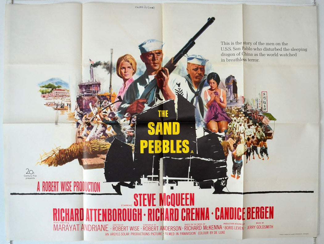 The Sand Pebbles   Original British Quad Poster - Movie Poster