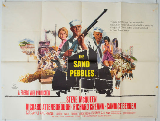 The Sand Pebbles Original British Quad Poster - Movie Poster