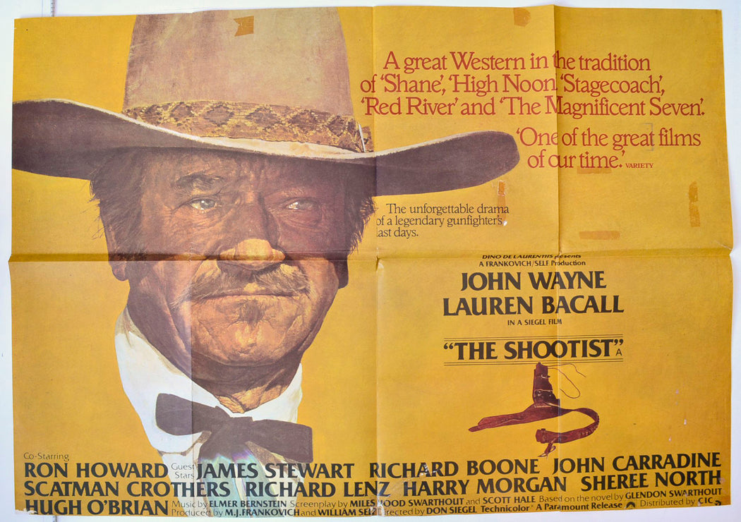 The Shootist Original British Quad Poster - Movie Poster