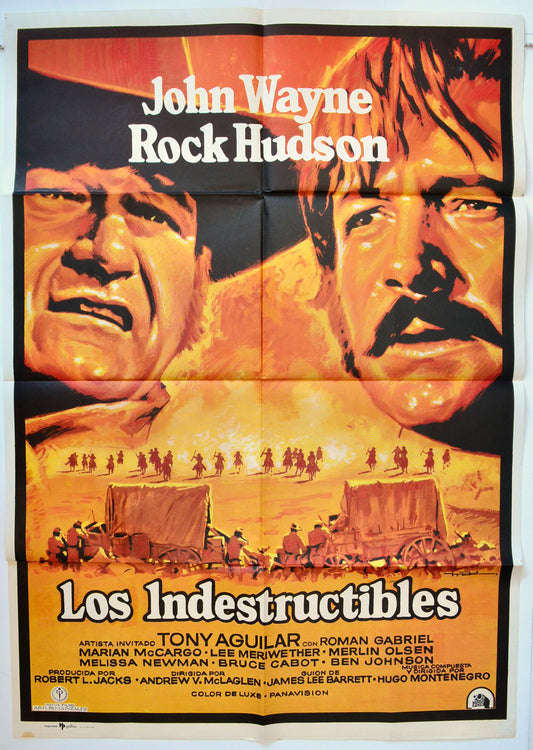 The Undefeated Original Spanish One Sheet Poster - Movie Poster