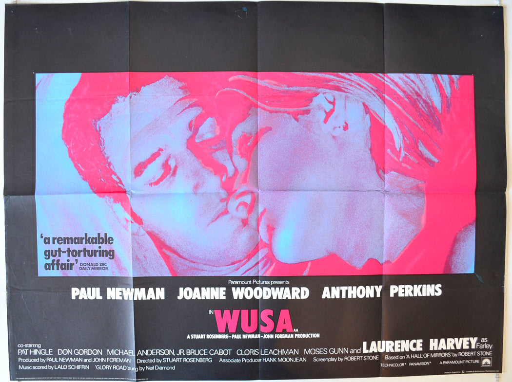 WUSA   (a.k.a. W.U.S.A.)  Original British Quad Poster - Movie Poster