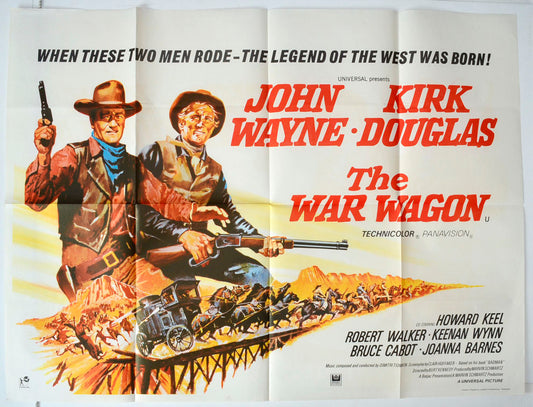 The War Wagon   Original British Quad Poster - Movie Poster