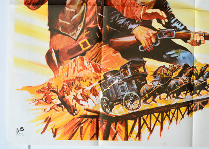 “The War Wagon”   Original British Quad Poster - Movie Poster