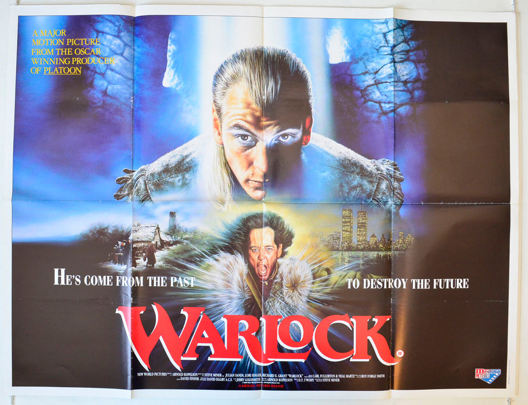 Warlock Original British Quad Poster - Movie Poster