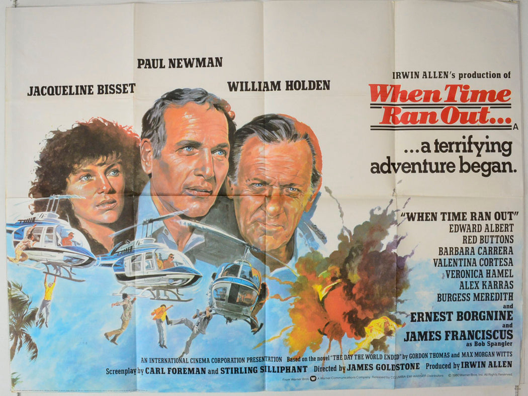 When Time Ran Out Original British Quad Poster - Movie Poster