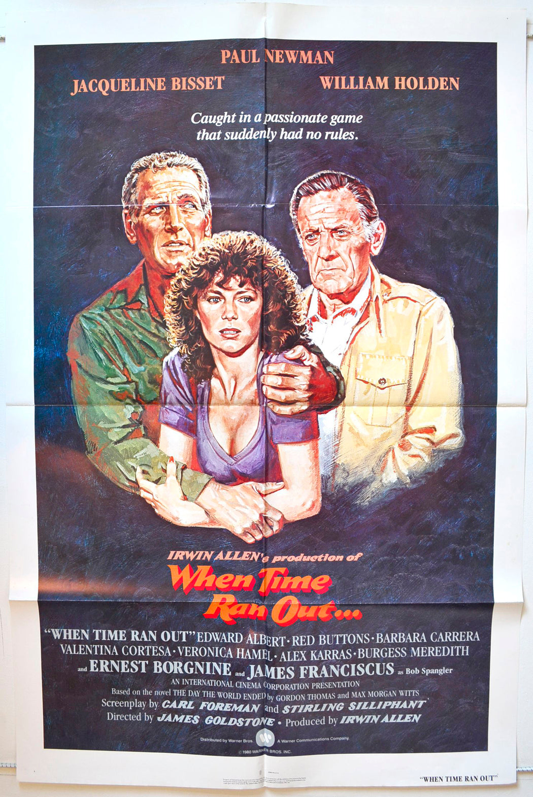 When Time Ran Out Original One Sheet Poster - Movie Poster