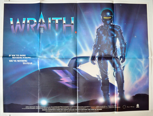 The Wraith Original British Quad Poster - Movie Poster