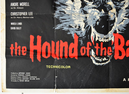 “The Hound Of The Baskervilles”  Original British Quad Poster - Movie Poster