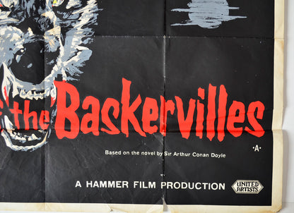 “The Hound Of The Baskervilles”  Original British Quad Poster - Movie Poster