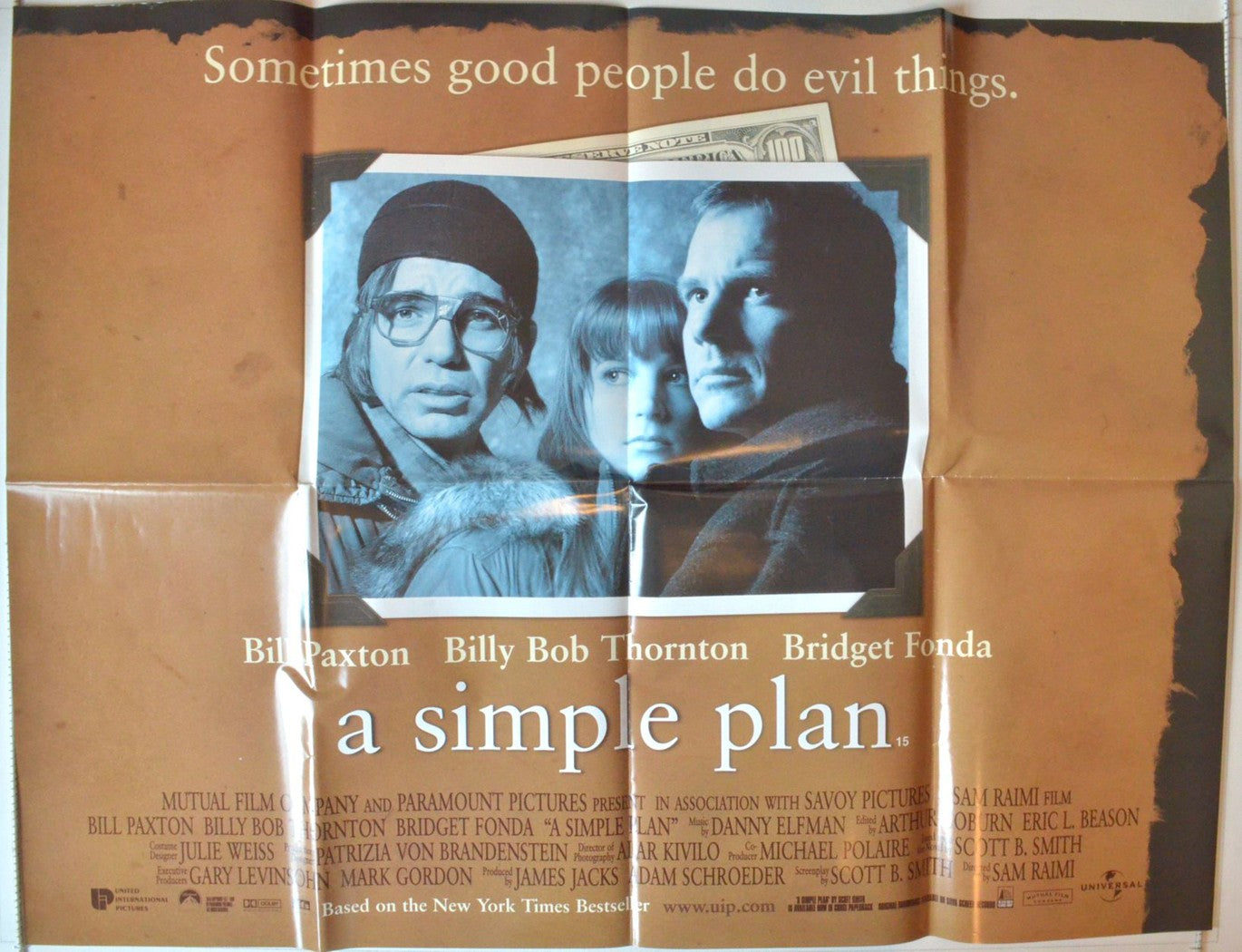 A Simple Plan   Original British Quad Poster - Movie Poster