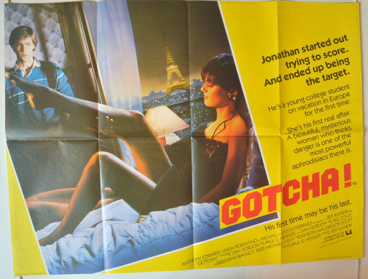 Gotcha   Original British Quad Poster - Movie Poster