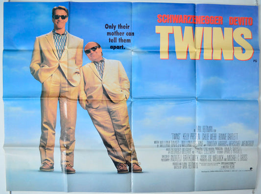 Twins   Original British Quad Poster - Movie Poster