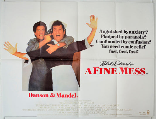 A Fine Mess Original British Quad Poster - Movie Poster