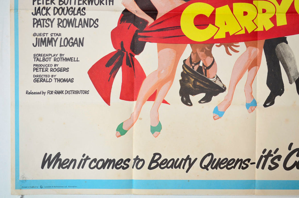 “Carry On Girls”   Original British Quad Poster - Movie Poster