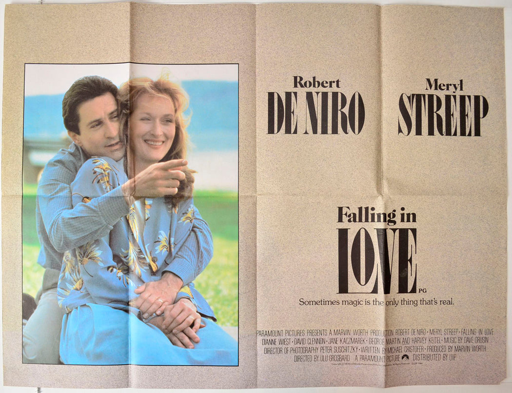 Falling In Love Original British Quad Poster - Movie Poster