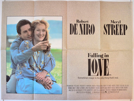 Falling In Love Original British Quad Poster - Movie Poster