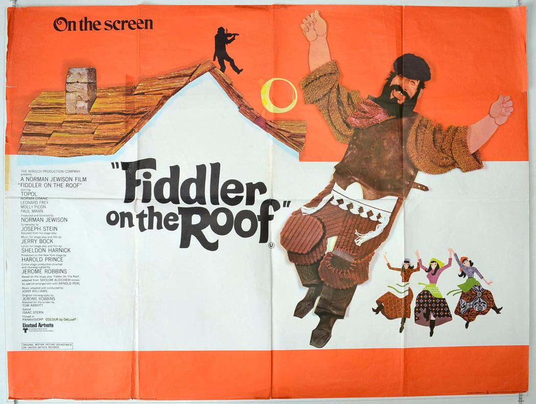 Fiddler On The Roof   Original British Quad Poster - Movie Poster