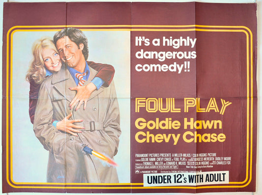 Foul Play Original British Quad Poster - Movie Poster