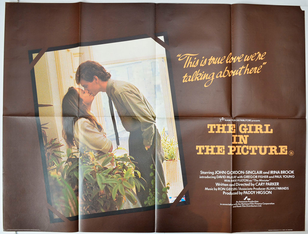 The Girl In The Picture Original British Quad Poster - Movie Poster