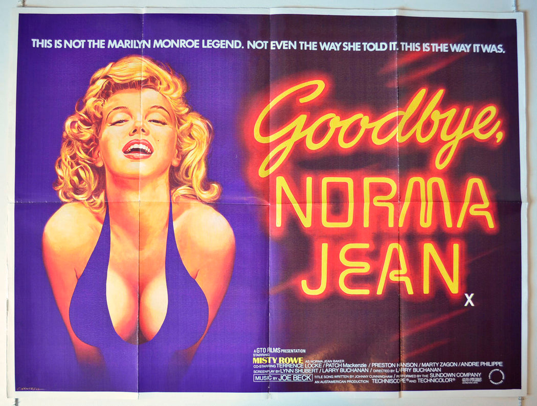 Goodbye Norma Jean Original British Quad Poster - Movie Poster