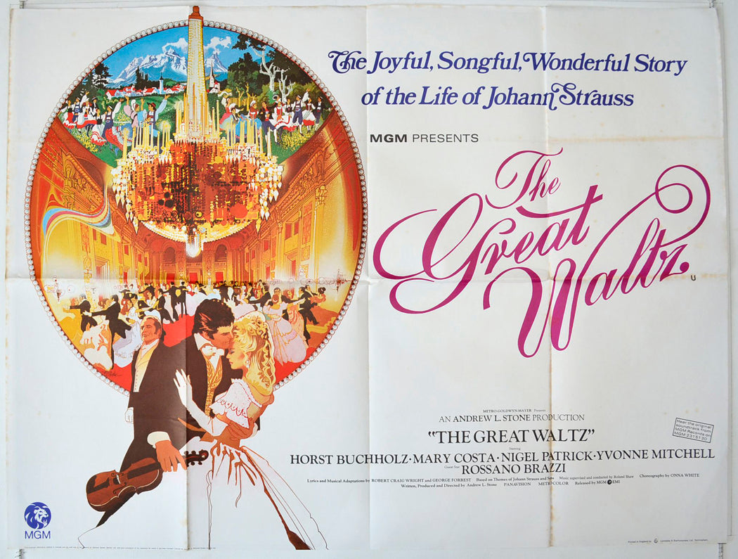 The Great Waltz Original British Quad Poster - Movie Poster