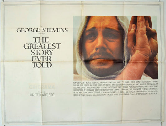 The Greatest Story Ever Told Original British Quad Poster - Movie Poster