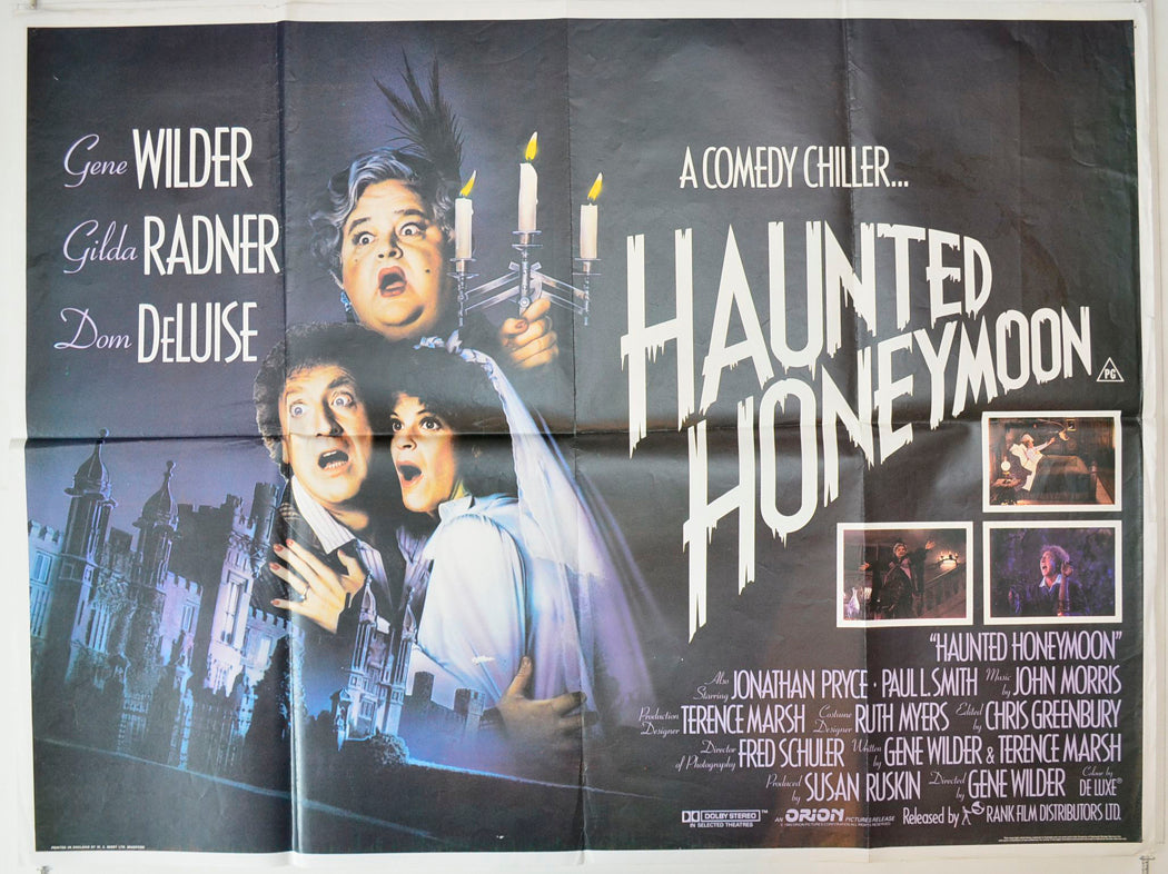 Haunted Honeymoon Original British Quad Poster - Movie Poster