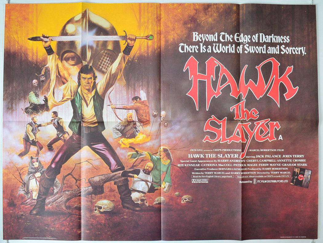 Hawk The Slayer Original British Quad Poster - Movie Poster