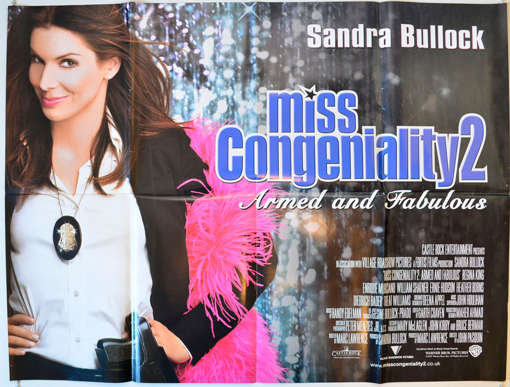 Miss Congeniality 2 : Armed And Fabulous Original British Quad Poster - Movie Poster