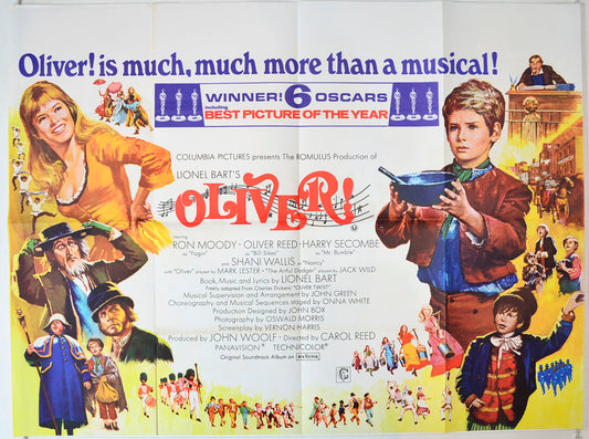 Oliver!   Original British Quad Poster - Movie Poster